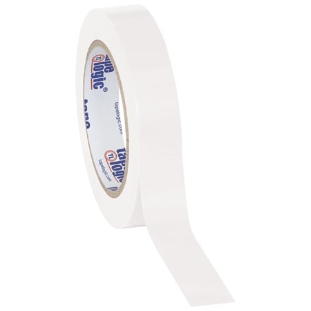Tape Logic 1'' x 36 yds. White Tape Logic Solid Vinyl Safety Tape, 48PK BUY00013719